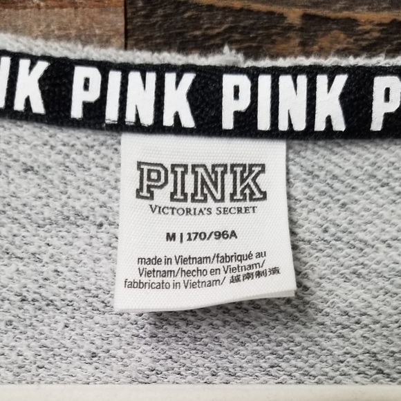 Heather Gray Victoria Secret/ Pink Zip Up Jacket - Picture 3 of 3